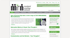 Desktop Screenshot of marylandrecyclingnetwork.org